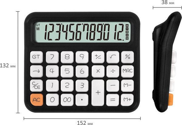 Калькулятор Brauberg KW-1000-BK / 272956