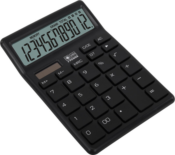 Калькулятор Brauberg CH-12-BK / 272958 - фото