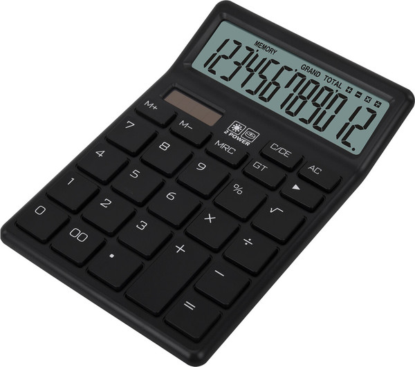 Калькулятор Brauberg CH-12-BK / 272958