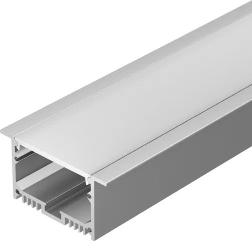 Профиль для светодиодной ленты Arlight SL-LINIA62-F-2500 ANOD+OPAL / 020470 - фото