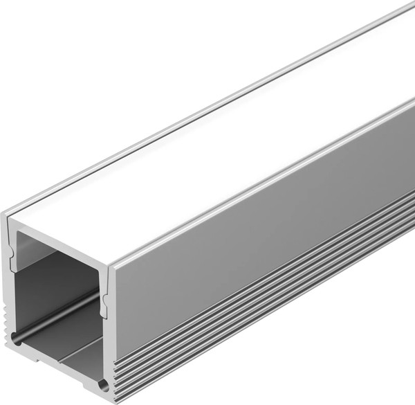 Профиль для светодиодной ленты Arlight SL-SLIM20-H20-2000 ANOD+OPAL / 036836 - фото