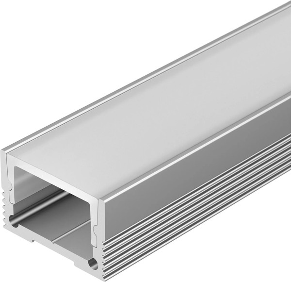 Профиль для светодиодной ленты Arlight SL-SLIM20-H13-2000 ANOD+OPAL / 036835 - фото