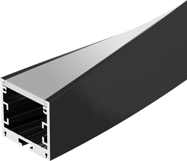 Профиль для светодиодной ленты Arlight SL-ARC-3535-TWIST180-500 BLACK / 032685 - фото