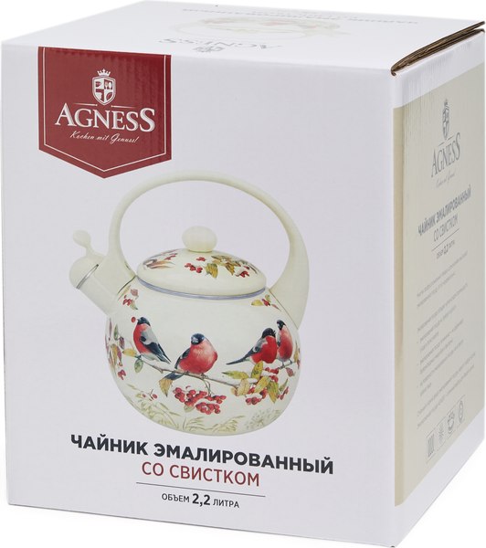 Чайник со свистком Agness 934-749