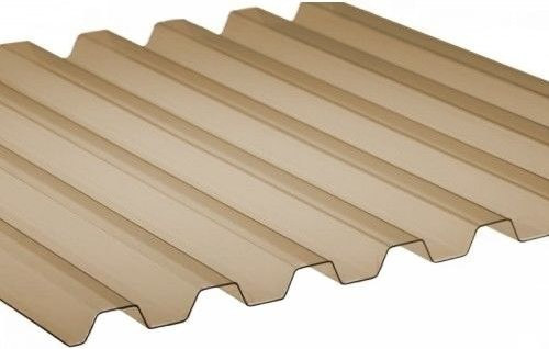 Монолитный поликарбонат Borrex Трапеция 1050x3000x0.8мм - фото