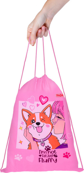 Мешок для обуви Пифагор Fluffy Akita / 272385