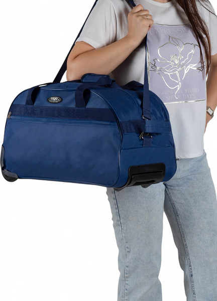 Сумка дорожная Cagia На колесиках с выдвижной ручкой 109102