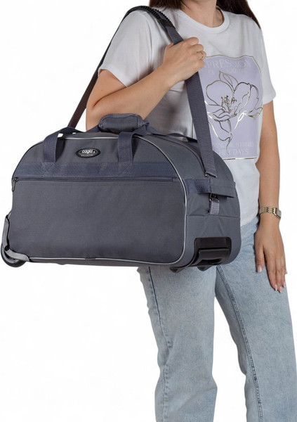 Сумка дорожная Cagia На колесиках с выдвижной ручкой 109103