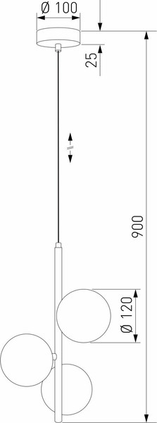 Люстра TK Lighting Estera 6188