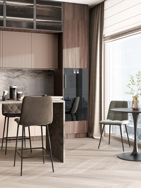 Стул барный Stool Group Одди Diamond / AV 443PB-Cst-9005 PP