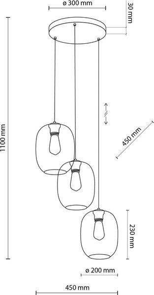 Люстра TK Lighting Elio 5973