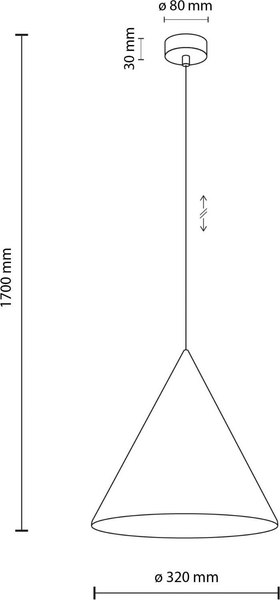 Люстра TK Lighting Cono 10056