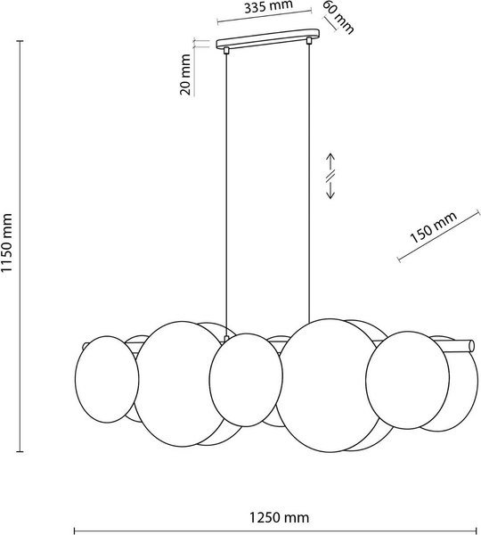 Люстра TK Lighting Pulse 4815