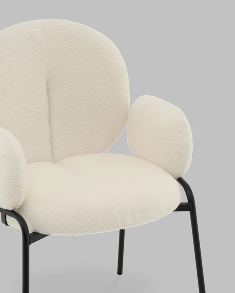 Стул Stool Group Моллек с подлокотниками / AV 338-F01-9005