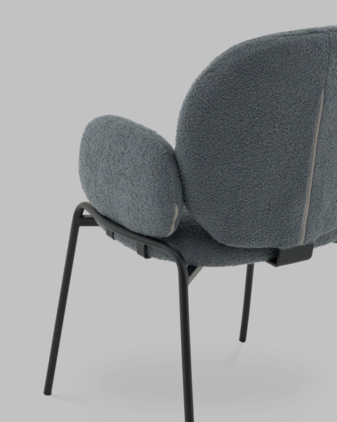 Стул Stool Group Моллек с подлокотниками / AV 338-F83-9005