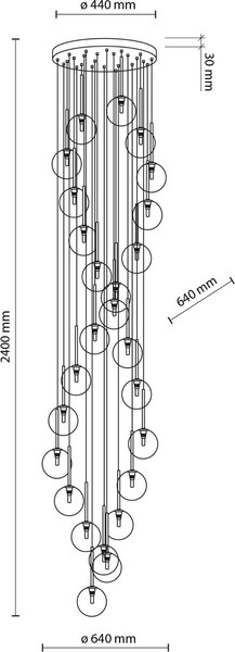 Люстра TK Lighting Aurora 10258