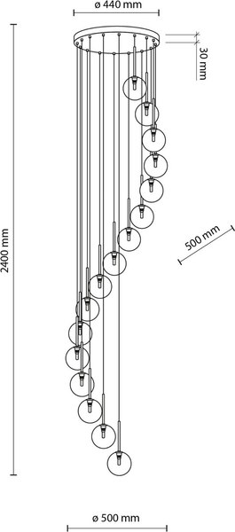 Люстра TK Lighting Aurora 10182