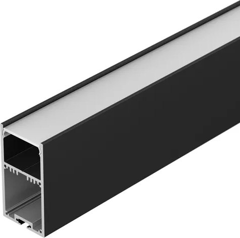 Профиль для светодиодной ленты Arlight SL-LINE-3667-2500 BLACK+OPAL / 027987 - фото