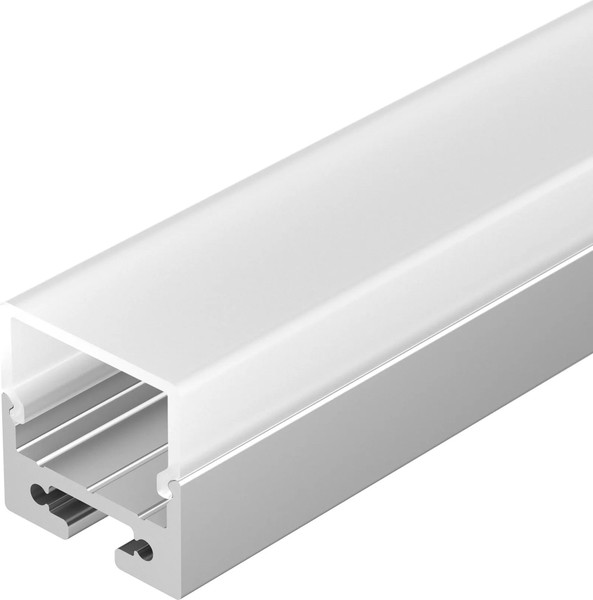 Профиль для светодиодной ленты Arlight SL-LINE-2011M-2500 ANOD+OPAL SQUARE / 025870 - фото