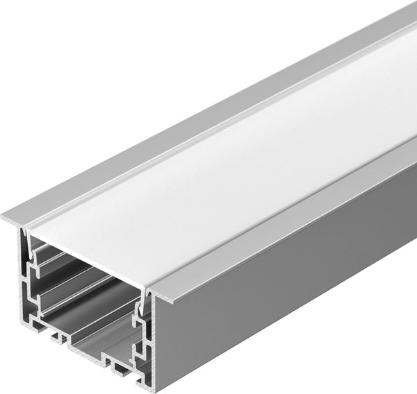 Профиль для светодиодной ленты Arlight S2-LINIA69-F-2500 ANOD+OPAL / 021177 - фото