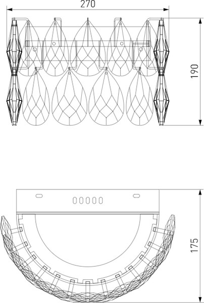 Бра Bogate's 437/1 Strotskis