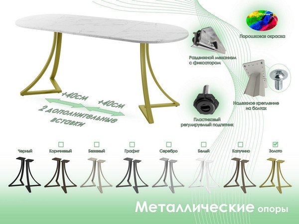 Обеденный стол AMC Elite Е24(1200) D3