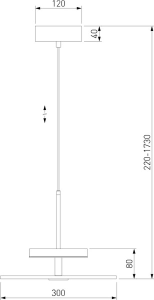 Потолочный светильник Евросвет 40342 LED