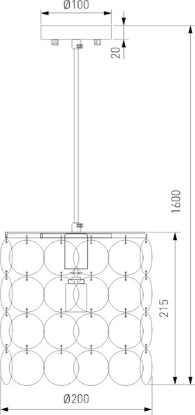 Потолочный светильник Евросвет 60185/1