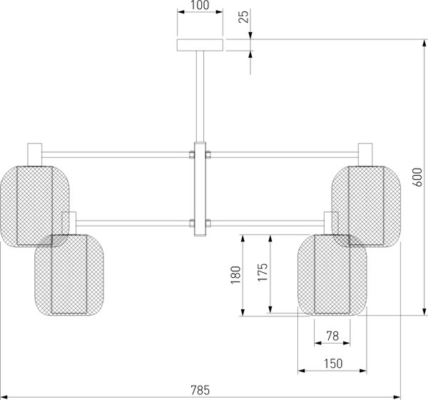 Люстра Евросвет 30191/6