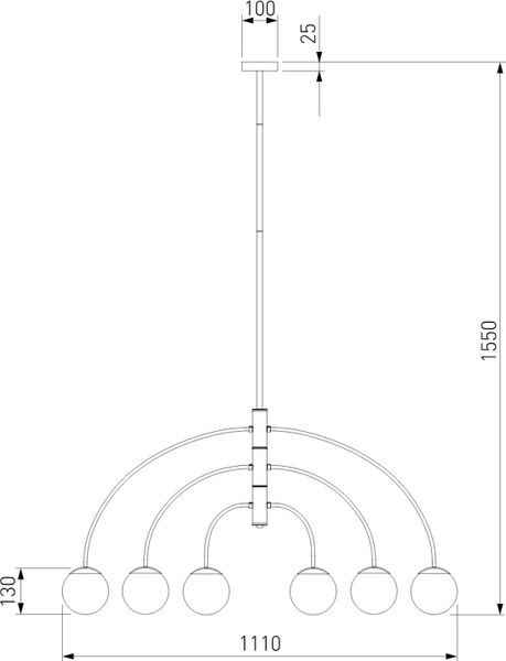 Люстра Евросвет 30179/6