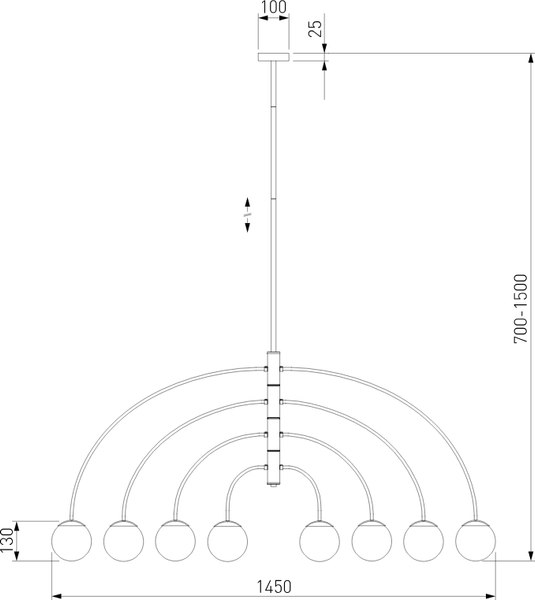 Люстра Евросвет 30179/8