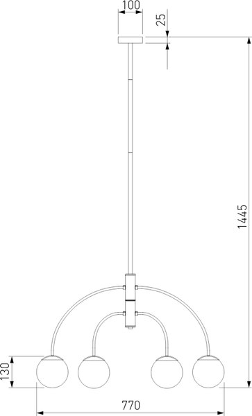 Люстра Евросвет 30179/4