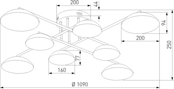 Люстра Евросвет 50389 LED