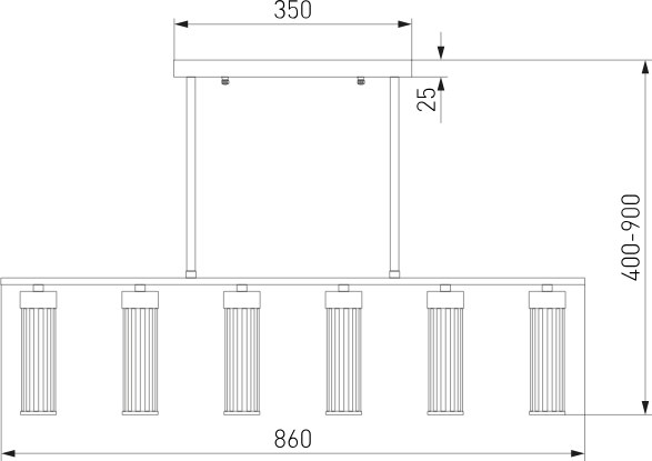 Люстра Евросвет 60166