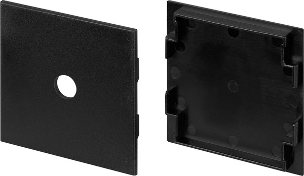 Заглушка для профиля Arlight LINE-5050-DUAL BLACK / 050128 - фото