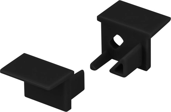 Заглушка для профиля Arlight SL-BEVEL-H10-F14 BLACK / 044089 - фото