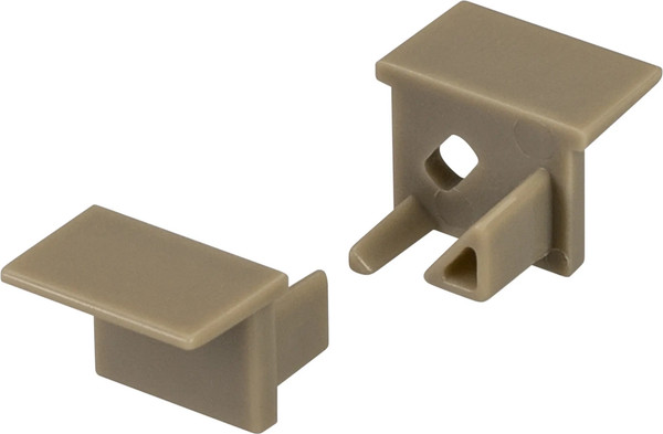 Заглушка для профиля Arlight SL-BEVEL-H10-F14 OLIVE GREY / 038809 - фото