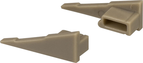 Заглушка для профиля Arlight SL-MINI-SHELF-H8 OLIVE GREY / 038810 - фото