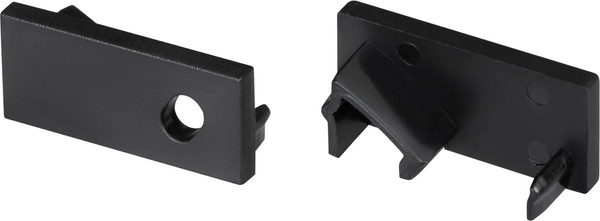 Заглушка для профиля Arlight SL-BEVEL-W21 BLACK / 043693 - фото