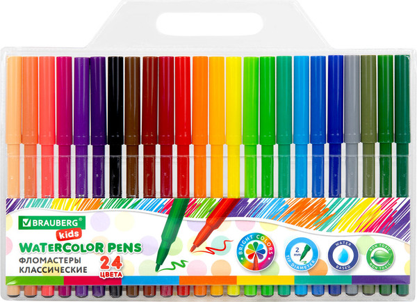 Фломастеры Brauberg Kids / 152602 - фото