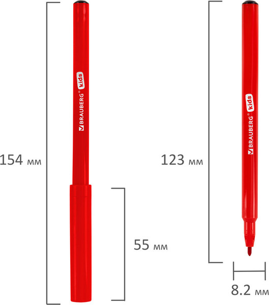Фломастеры Brauberg Kids / 152603