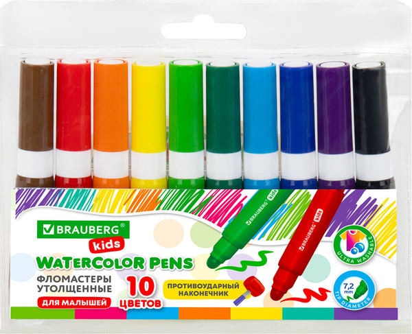 Фломастеры Brauberg Kids / 152605 - фото
