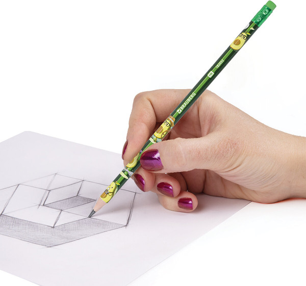 Набор простых карандашей Brauberg Avocado / 182032