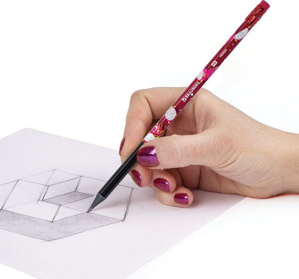 Набор простых карандашей Brauberg Juicy Fruit / 182034