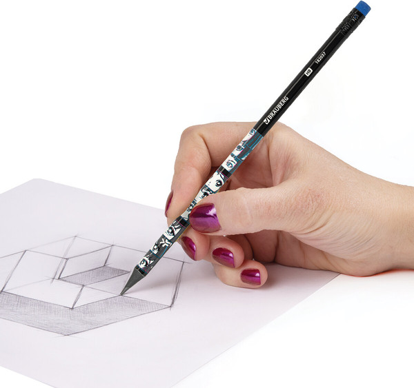 Набор простых карандашей Brauberg Manga / 182037