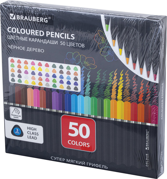 Набор цветных карандашей Brauberg 182043