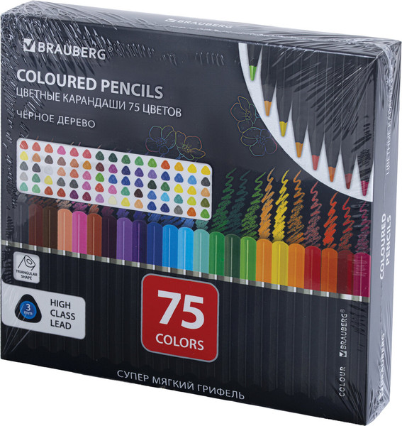 Набор цветных карандашей Brauberg 182044