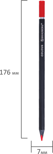 Набор цветных карандашей Brauberg 182044