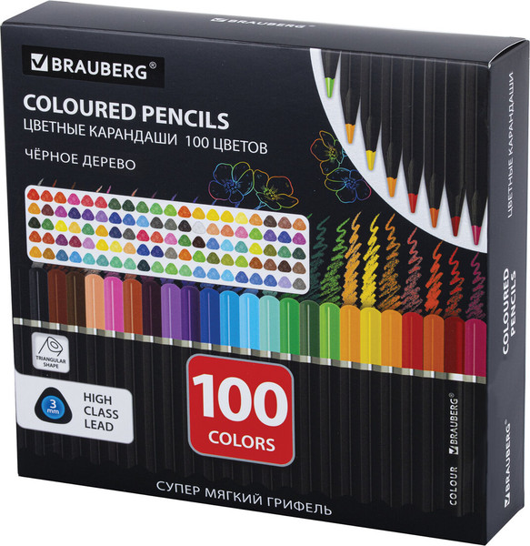 Набор цветных карандашей Brauberg 182045 - фото