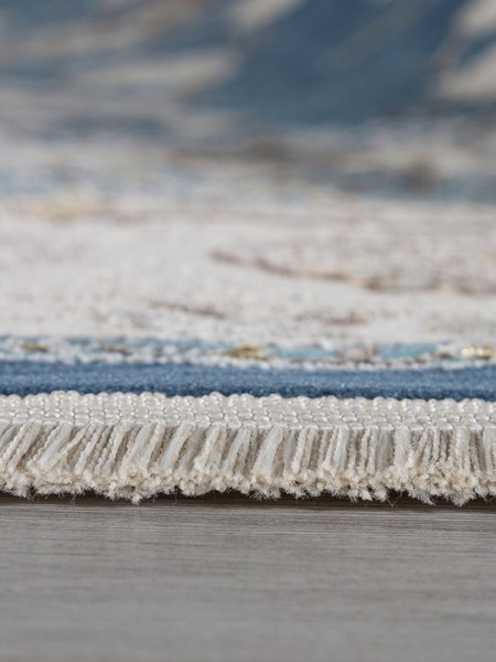 Коврик Arda Zarina A050B-OVAL-D.BLUE-CREAM